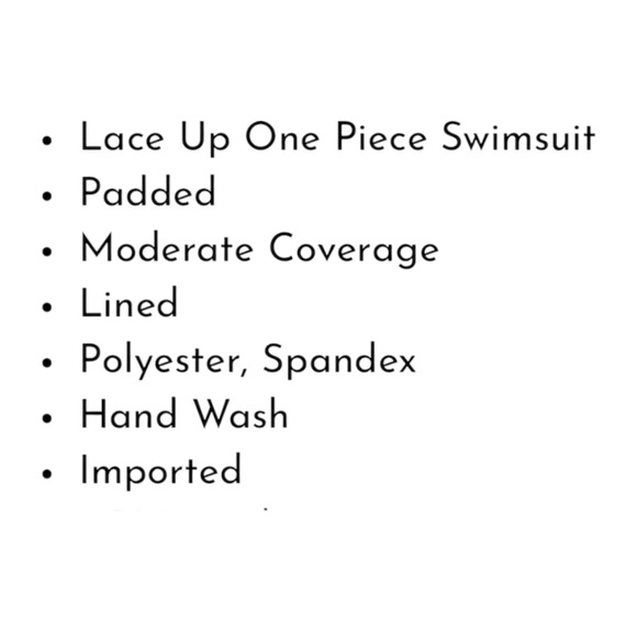 P -☀️☀️☀️ Isabella Rose Lace Up One Piece Swimsuit - Picture 2 of 3